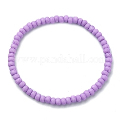 6Pcs 6 Color Glass Seed Beaded Stretch Bracelets Set&nbsp;BJEW-JB09509