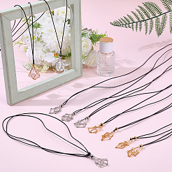 10Pcs 2 Colors Brass Macrame Pouch Empty Stone Holder for Pendant Necklaces Making&nbsp;NJEW-SC0001-62