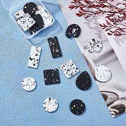 20Pcs 10 Style Acrylic Pendants&nbsp;SACR-SZ0001-16
