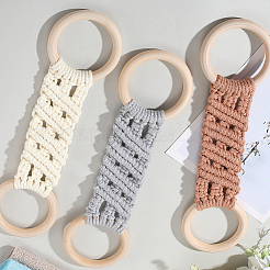 3Pcs 3 Colors Cotton Thread Weave Towel Rack&nbsp;AJEW-GF0011-76