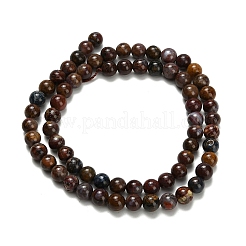 Natural Pietersite Beads Strands&nbsp;G-L642-B16-6mm