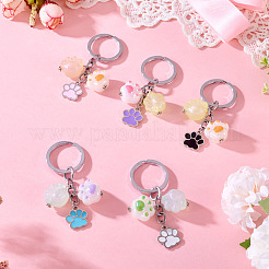 Alloy Enamel & Acrylic Keychain&nbsp;KEYC-TAC00033