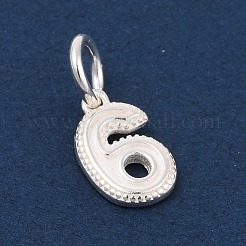 Number Series 925 Sterling Silver Charms&nbsp;LS-STER-Q002-01G