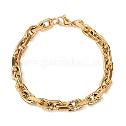 304 Stainless Steel Cable Chain Bracelets for Women Men&nbsp;BJEW-F529-04G