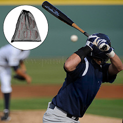 Polyester Mesh Drawstring Storage Bags&nbsp;LS-ABAG-WH0044-49C