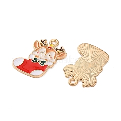 Alloy Enamel Pendants&nbsp;X1-ENAM-I061-01KCG-27
