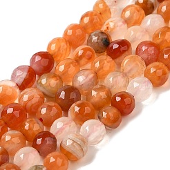 Natural Agate(Dyed & Heated) Beads Strands&nbsp;G-H066-B01-01