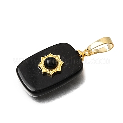 Natural Obsidian Pendants&nbsp;G-T151-02E