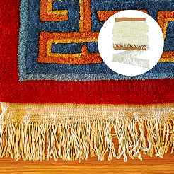 10.5 Yards Polyester Tassel Lace Ribbon&nbsp;OCOR-WH0082-106