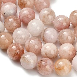 Natural Pink Morganite Beads Strands&nbsp;G-H335-B01-12mm