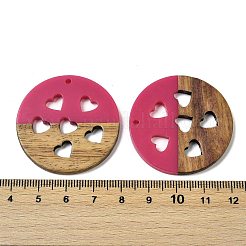 Resin and Walnut Pendants&nbsp;WOOD-I013-05C