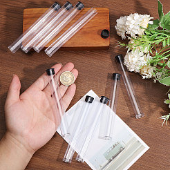 Transparent Tube Plastic Bead Containers with Lids&nbsp;FIND-WH0176-10A