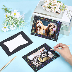 36Pcs 3 Styles Rectangle Paper Picture Frames&nbsp;DIY-NB0014-84