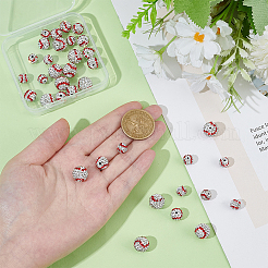 36Pcs 3 Styles Handmade Polymer Clay Rhinestone Beads&nbsp;CLAY-OC0001-11