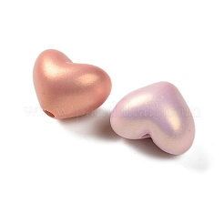 UV Plating & Spray Painted Opaque Acrylic Beads&nbsp;OACR-G047-04