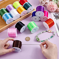 16 Rolls 16 Colors Flat Elastic Crystal String&nbsp;EW-PH0001-13