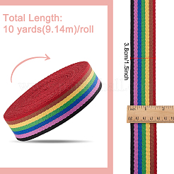 10 Yards Candy Color Polycotton Ribbon&nbsp;OCOR-BC0006-96A