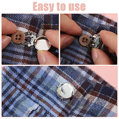 8Pcs Brass Rhinestone Cufflinks&nbsp;BUTT-GL0001-08B