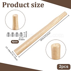 4Pcs Iron Axe Wedges&nbsp;FIND-PH0060-29