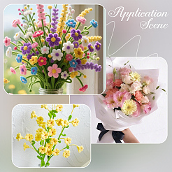 100Pcs Iron Stalk Flower Rod&nbsp;AJEW-SP0003-73C