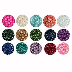 15 Colors Glass Pearl Beads&nbsp;HY-JQ0001-8mm-01