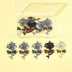 10Pcs 5 Colors Alloy Enamel Gothic Style Pendants&nbsp;FIND-FS0004-30