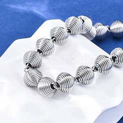 304 Stainless Steel Link Chain Bracelets for Women Men&nbsp;BJEW-R018-13P