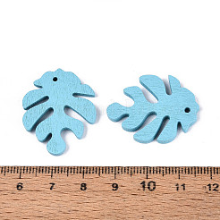Painted Poplar Wood Pendants&nbsp;LS-WOOD-S045-067E