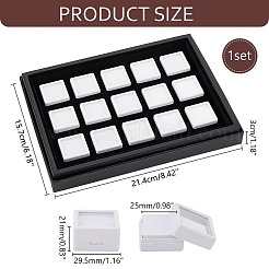 Rectangle Paper Loose Diamond Organizer Trays&nbsp;CON-WH0095-80