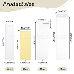 80Pcs 2 Styles Cardboard Display Cards&nbsp;DIY-PH0023-21