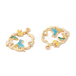 Alloy Enamel Pendants&nbsp;LS-ENAM-C005-27G-03