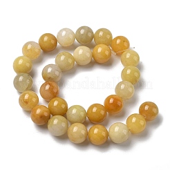 Natural Topaz Jade Beads Strands&nbsp;G-F818-A02-14mm-02