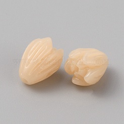 Opaque Resin Flower Rose Beads&nbsp;RESI-TAC0022-01I