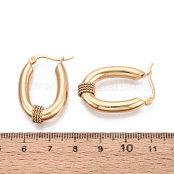 304 Stainless Steel Hoop Earrings&nbsp;EJEW-M221-04G