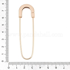 Alloy Extra Large Safety Pin Brooches&nbsp;PALLOY-P333-02G
