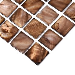Natural Freshwater Shell Mosaic Tile Cabochons&nbsp;SHEL-Q029-09