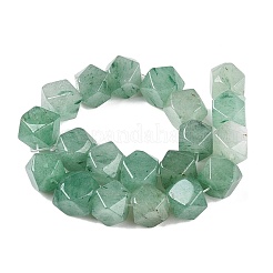 Natural Green Aventurine Star Cut Round Beads Strands&nbsp;G-T138-38