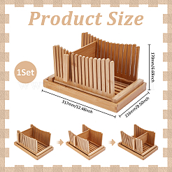 Bamboo Bread Slicer with Shredded Rack&nbsp;ODIS-WH0099-228B