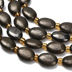 Natural Gold Pyrite/Golden Pyrite Beads Strands&nbsp;G-F833-E01-01