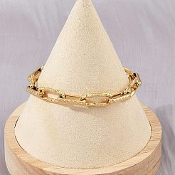 304 Stainless Steel Link Chain Bracelets for Women&nbsp;BJEW-Z143-12G