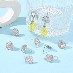 SHEGRACE Brass Stud Earring Findings&nbsp;XGRQ6M464-904P
