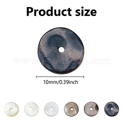 150Pcs 3 Styles Natural Freshwater Shell Beads&nbsp;SHEL-GO0001-04