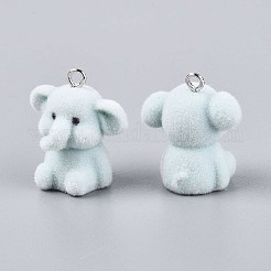 Flocky Animal Resin Pendants&nbsp;FIND-S001-06A