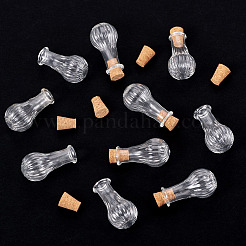 10Pcs Clear Glass Wishing Bottles&nbsp;AJEW-TA0002-85D