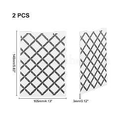 Plastic Embossing Folders&nbsp;DIY-WH0186-10