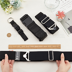 4Pcs 4 Styles Flat Polyester Elastic Luggage Straps&nbsp;FIND-PH0017-20