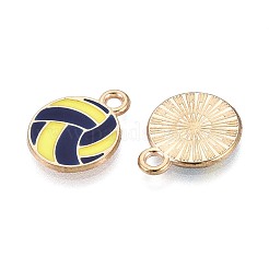 Alloy & Enamel Pendants&nbsp;ENAM-T021-72G-02