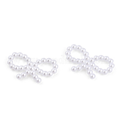 Rainbow ABS Plastic Imitation Pearl Links&nbsp;OACR-T015-01-14