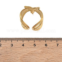 304 Stainless Steel Cuff Open Rings&nbsp;SA-CBA4030-09G
