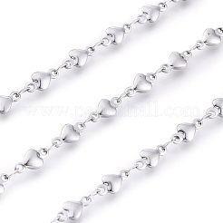 Tarnish Resistant 304 Stainless Steel Link Chains&nbsp;CHS-G014-21P